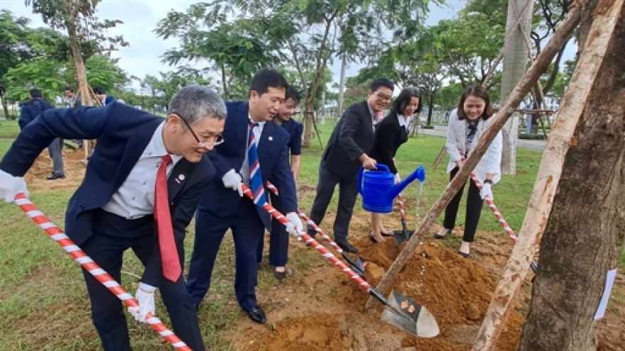 Vietnam-Japan friendship trees planted in Da Nang